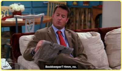 What Is Chandler Bing's Job?: We Found His CV! · Blu Selection